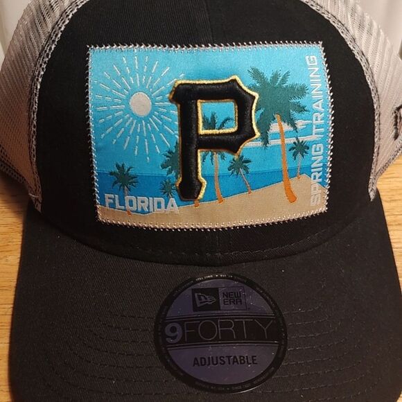 New Era 9Forty Pittsburgh Pirates Spring Training Trucker Snapback Hat - New - Picture 1 of 10
